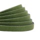 DQ leer plat 5mm Soft guacamole green